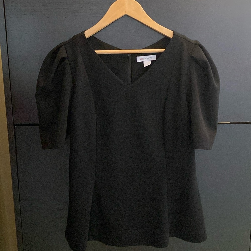 Liz Claiborne Black Blouse